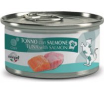 Marpet Chef Cat Tuna with Salmon - konservi kaķiem 12 x 80g - Konservi ar tunci un lasi