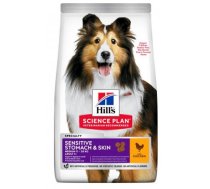 HILLS SP Hill's Science Plan™ MEDIUM ADULT SENSITIVE STOMACH&SKIN ar vistu 2 x 2.5kg - Sausā barība vidējo šķirņu suņiem ar jutīgu gremošanu un ādu