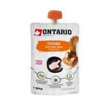 ONTARIO Chicken Fresh Meat Paste - gardums kaķiem 8 x 90g - Gardums kaķiem - svaigas vistas gaļas pasta