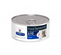 HILLS PD Z/D Hill's Prescription Diet Food Sensitivities 156g - Pilnvērtīga diētiskā barība sastāvdaļu un barības vielu nepanesības mazināšanai pieaugušiem kaķiem