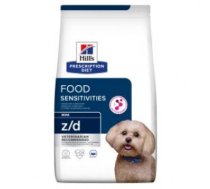 HILLS PD Z/D Hill's Prescription Diet Mini Food Sensitivities 1 kg - Pilnvērtīga diētiskā barība barības vielu nepanesības mazināšanai pieaugušiem suņiem