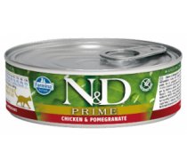 FARMINA N&D NATURAL & DELICIOUS Cat Chicken Pomegranate 6 x 70g - Konservi kaķiem