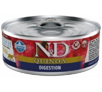 FARMINA N&D NATURAL & DELICIOUS Cat Quinoa Lamb DIGESTION 6 x 70g - Konservi kaķiem