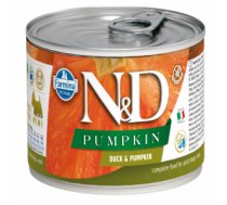 FARMINA N&D NATURAL & DELICIOUS Dog DUCK PUMPKIN S 12 x 140g - Konservi suņiem