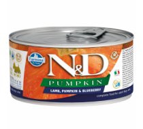 FARMINA N&D NATURAL & DELICIOUS Dog LAMB BLUEBERRY PUMPKIN S 6 x 140g - Konservi suņiem