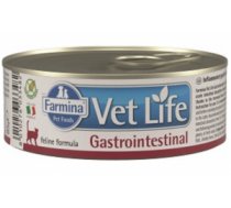FARMINA VET LIFE Cat Gastrointestinal - konservi kaķiem 6 x 85g - Konservi kaķiem, akūtu absorbcijas (uzsūkšanās) traucējumu mazināšanai zarnās