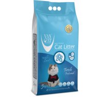 VAN CAT Fresh - cementējošas smiltis kaķu tualetei 5kg - Cementējošas smiltis, pelēkas, ar svaigu aromātu