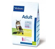 VIRBAC HPM Cat Adult Neutered - sausā barība kaķiem 3kg - Pilnvērtīga barība pieaugušiem kastrētiem vai sterilizētiem kaķiem no 1 gada vecuma