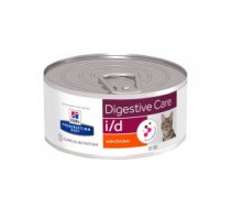 HILLS PD I/D Hill's Prescription Diet Digestive care with Chicken 156gx6gab - Pilnvērtīga diētiskā barība kaķiem absorbcijas/uzsūkšanās traucējumu mazināšanai zarnās
