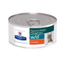 HILLS PD W/D Prescription Diet Restorative care with Chicken 0.156 kgx6 gab Cena norādīta par 1 gb. un ir spēkā pasūtot 6 gb. - Pilnvērtīga barība ar samazinātu tauku un augstu šķiedrvielu saturu, kaķiem ar cukura diabētu, svara kontrolei
