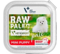 RAW PALEO PATE BEEF MINI PUPPY 150g - Pastēte ar liellopu maza auguma kucēniem ar liellopu ir pilnvērtīga un sabalansēta barība,  no atšķiršanas līdz 1 gada vecumam