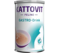 Kattovit Feline Gastro Drink 135g x 12gab. Cena norādīta par 1 gb. un ir spēkā pasūtot 12 gb. - zupa kaķiem ar kuņģa-zarnu trakta traucējumiem