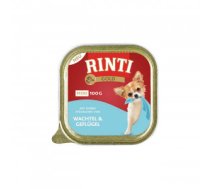 Rinti Gold Mini Konservi suņiem ar paipalu un mājputnu gaļu 16x100g - Rinti Gold Mini Konservi suņiem ar paipalu un mājputnu gaļu 100g