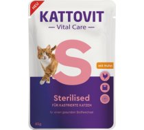 Kattovit Vital Care Sterilised 85g x12gab   Cena norādīta par 1 gb. un ir spēkā pasūtot 12 gb. - konservi sterilizētiem kaķiem