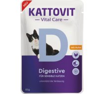 Kattovit Vital Care Digestive 85g x 24gab. Cena norādīta par 1 gb. un ir spēkā pasūtot 24 gb. - Konservi kaķiem ar vieglu sagremojamību