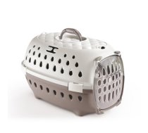 STEFANPLAST Gulliver "Travel Chic" transportkaste mājdzīvniekiem Balts/gaiši zils - 50x34,5x32h cm