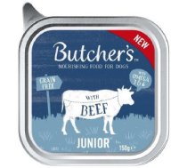 Butchers Dog Original JUNIOR with Beef Pate 150g - Konservi kucēniem pastēte ar liellopa gaļu 150 g