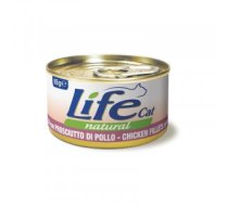 LIFE CAT CHICKEN WITH HAM - konservi kaķiem 6 x 85g - Pilnvērtīgi konservi kaķiem ar vistas šķiņķi