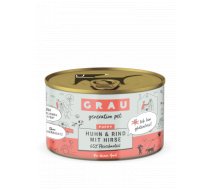 GRAU Huhn&Rind mit Hirse Puppy 6x200g Cena norādīta par 1 gb - Kucēniem, ar vistas gaļu un liellopu