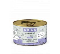 Grau Geflugel&Ente Senior 6x200g Cena norādīta par 1 gb - Gados vecākiem suņiem ar mājputnu gaļu un pīli