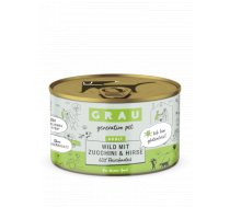 GRAU Wild mit Zucchini & Hirse 6x200g Cena norādīta par 1 gb - Ar brieža gaļu, cukini un prosu