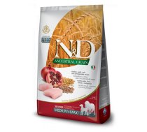 Farmina N&D DOG ANCESTRAL GRAIN CHICKEN POMEGRANATE SENIOR MEDIUM LARGE 12KG - Suņiem senioriem ar vistu un granātābolu