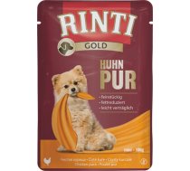 Rinti Gold Huhn Pur 10x100g CENA NORĀDĪTA PAR 1GB - Pieaugušiem mazu šķirņu suņiem ar vistu