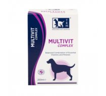 Multivit Complex 200 ml - Dabīgs, vitamīniem un minerālvielām bagāts uztura bagātinātājs visu šķirņu un vecuma suņiem.