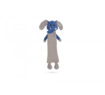 Beeztees Plīša rotaļlieta suņiem - zilonis Flatino Elephant Ajan, zils/pelēks - 41x22x10cm