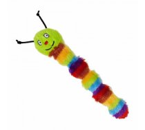 NOBBY Plīša rotaļlieta kaķiem ar kaķumētru - čaukstošs kāpurs - 24cm