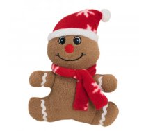 Nobby Xmas plīša piparkūku vīriņš, 21cm - rotaļlieta suņiem