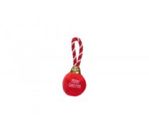 Beeztees Christmas toy ball jingle - plīša rotaļlieta suņiem - 25x10x8cm