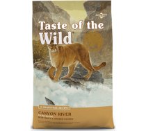 TOW Taste Of The Wild Canyon Cat River Feline Formula 2 kg Cena norādīta par 1 gb. un ir spēkā pasūtot 2 gb. - Bezgraudu pilnvērtīga sausā barība kaķiem ar foreli un ceptu lasi