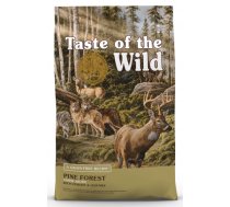 TOW Taste Of The Wild Pine Forest™ Canine formula 12.2kg Cena norādīta par 1 gb. un ir spēkā pasūtot 2 gb. - Bezgraudu pilnvērtīga sausā barība pieaugušiem suņiem ar briedi un pākšaugiem
