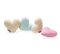 Beeztees valentīndiena Plīša rotaļlieta suņiem - sirsniņas 12x11x5cm, krāsainas - 12x11x5cm