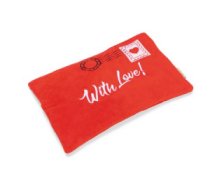Beeztees valentīndiena Plīša rotaļlieta suņiem - vēstule 30x19x1,5cm, sarkana - 30x19x1,5cm