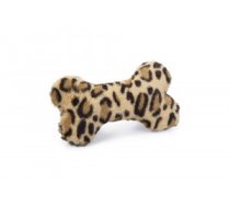 Beeztees Plīša rotaļlieta suņiem - kaulns 18x13x3cm, leopards - 18x13x3cm
