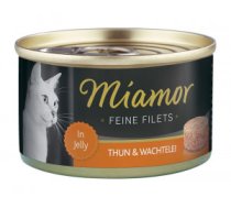 Miamor Feine Fillets 24 x 100g Filejas gabaliņi želejā ar tunci un olu -