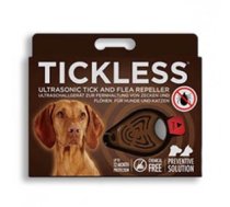 Tickless Pet ultraskaņas repelenta ierīce ērču atbaidīšanai - dzīvniekiem, brūna