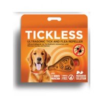 Tickless Pet ultraskaņas repelenta ierīce ērču atbaidīšanai, oranža - dzīvniekiem, oranža