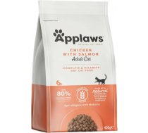 Applaws Cat Adult Chicken with Salmon 400g - bezgraudu sausā barība kaķiem ar vistas gaļu un lasi