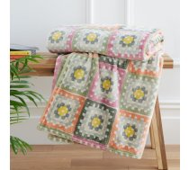 Mikroplīša pleds 130x170 cm Crochet Print Cosy – Catherine Lansfield