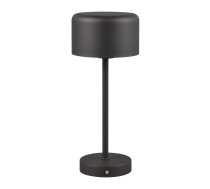 Matēti melna LED galda lampa ar regulējamu spilgtumu (augstums 30 cm) Jeff – Trio