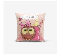 Bērnu spilvendrāna 43x43 cm Girl Owl – Mila Home