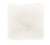 Balts spilvens Tiseco Home Studio Sheepskin, 45 x 45 cm