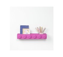 Bērnu rozā sienas plaukts Sleek - LEGO®