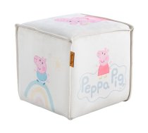 Balts samta bērnu pufs Peppa Pig – Roba