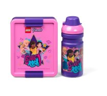 Ūdens pudeles un uzkodu kastītes komplekts LEGO® Friends Girls Rock