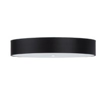 Melna griestu lampa ar stikla abažūru ø 80 cm Herra – Nice Lamps