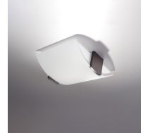Balta griestu lampa ar stikla abažūru 33x30 cm Eva – Nice Lamps